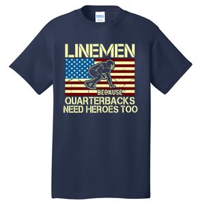 Linemen Heroes Tall T-Shirt