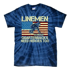 Linemen Heroes Tie-Dye T-Shirt