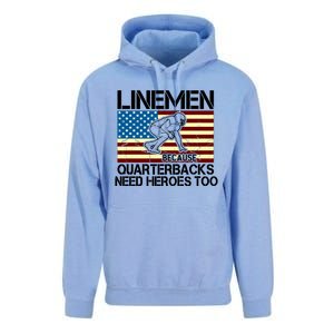 Linemen Heroes Unisex Surf Hoodie