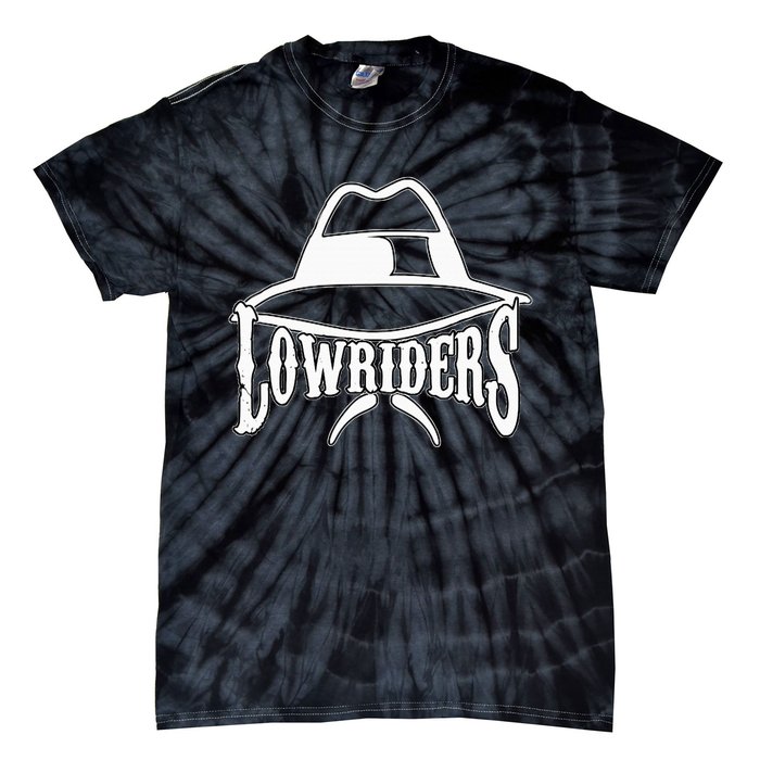 Lowrider Hat La Chicano Cholo Los Angeles Low Rider Tie-Dye T-Shirt