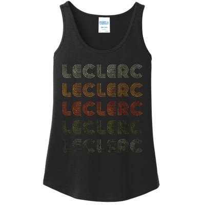 Love Heart Leclerc Grunge Vintage Style Black Leclerc Ladies Essential Tank