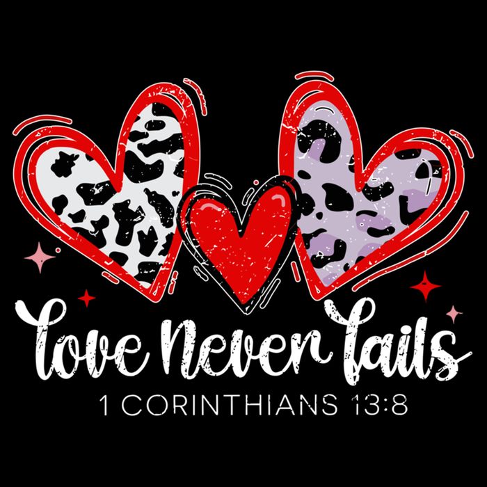 Leopard Heart Love Never Fails Christian ValentineS Day Gift Impact Tech Backpack