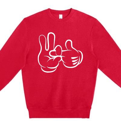 Love Hands Premium Crewneck Sweatshirt