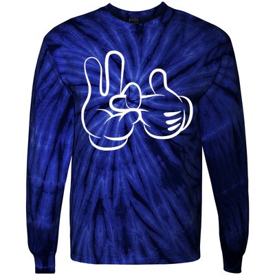 Love Hands Tie-Dye Long Sleeve Shirt