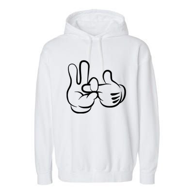 Love Hands Garment-Dyed Fleece Hoodie