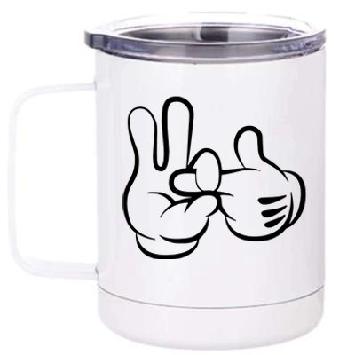 Love Hands 12 oz Stainless Steel Tumbler Cup