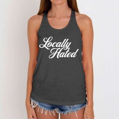 Locally Hated Women's Knotted Racerback Tank