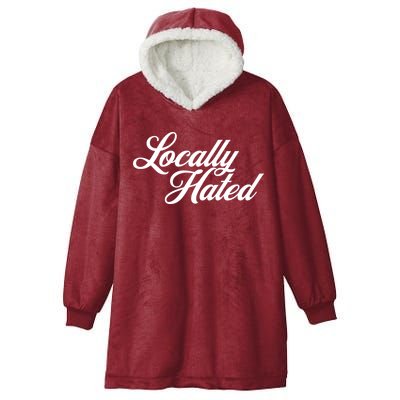 Locally Hated Hooded Wearable Blanket