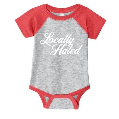 Locally Hated Infant Baby Jersey Bodysuit