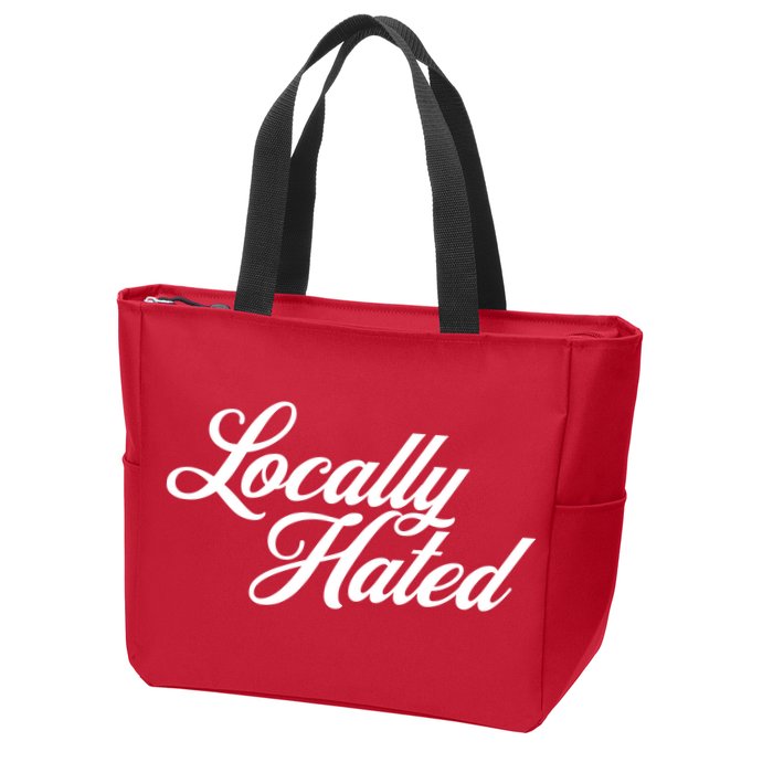 Locally Hated Zip Tote Bag