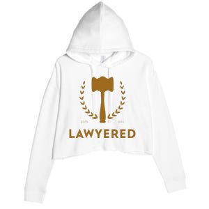 Lawyered Himym Crop Fleece Hoodie