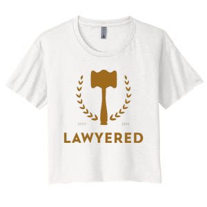 Lawyered Himym Women's Crop Top Tee