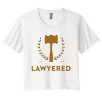 Lawyered Himym Women's Crop Top Tee