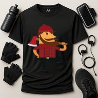 Lumberjack Hipster Mountain Man Flannel Axe Tee Performance Shirt