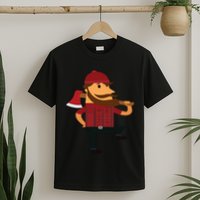 Lumberjack Hipster Mountain Man Flannel Axe Tee T-Shirt