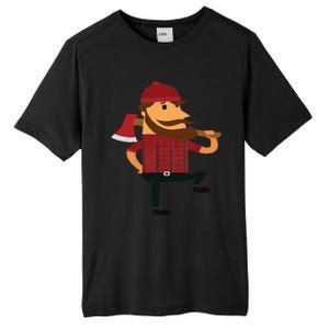 Lumberjack Hipster Mountain Man Flannel Axe Tee Tall Fusion ChromaSoft Performance T-Shirt