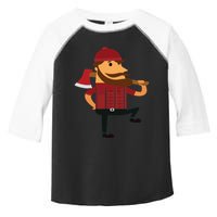 Lumberjack Hipster Mountain Man Flannel Axe Tee Toddler Fine Jersey T-Shirt