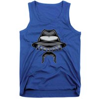 Lowrider Hat & Moustache Chicano Cholo Latino Low Rider Tank Top