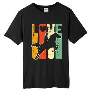 Love Horse Mom Horseback Rider Equestrian Riding Jockeys Cute Gift Tall Fusion ChromaSoft Performance T-Shirt