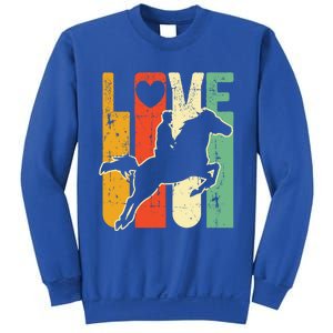 Love Horse Mom Horseback Rider Equestrian Riding Jockeys Cute Gift Sweatshirt