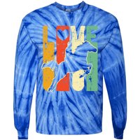 Love Horse Mom Horseback Rider Equestrian Riding Jockeys Cute Gift Tie-Dye Long Sleeve Shirt