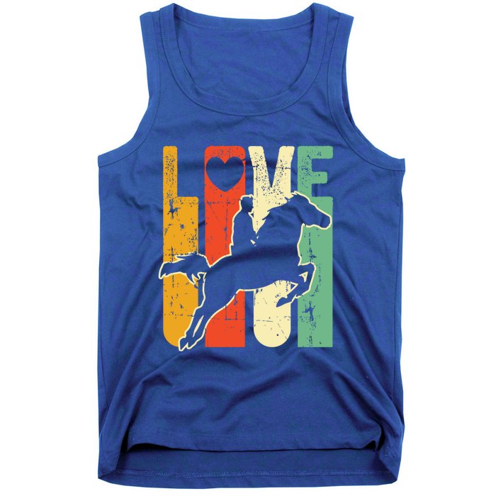 Love Horse Mom Horseback Rider Equestrian Riding Jockeys Cute Gift Tank Top