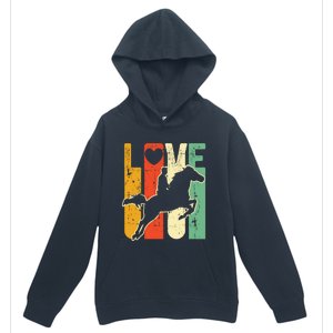 Love Horse Mom Horseback Rider Equestrian Riding Jockeys Cute Gift Urban Pullover Hoodie