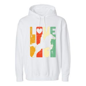 Love Horse Mom Horseback Rider Equestrian Riding Jockeys Cute Gift Garment-Dyed Fleece Hoodie