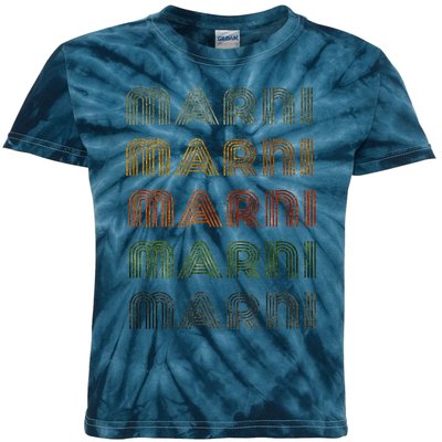 Love Heart Marni Grunge/Vintage Style Black Marni Kids Tie-Dye T-Shirt