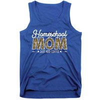 Leopard Homeschool Mom Mama Coffee Mothers Day Gift Tank Top