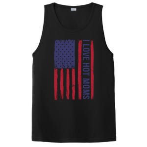 Love Hot Mom Friend Friend Dad Usa I Love Hot Moms Gift PosiCharge Competitor Tank