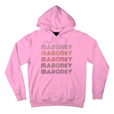 Love Heart Maroney Grunge Vintage Style Black Maroney Hoodie