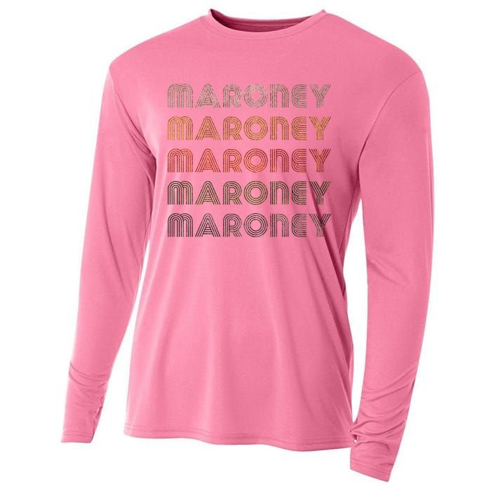 Love Heart Maroney Grunge Vintage Style Black Maroney Cooling Performance Long Sleeve Crew