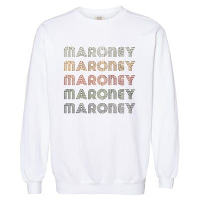 Love Heart Maroney Grunge Vintage Style Black Maroney Garment-Dyed Sweatshirt