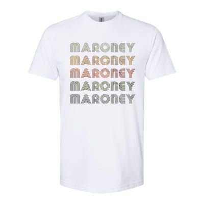 Love Heart Maroney Grunge Vintage Style Black Maroney Softstyle® CVC T-Shirt