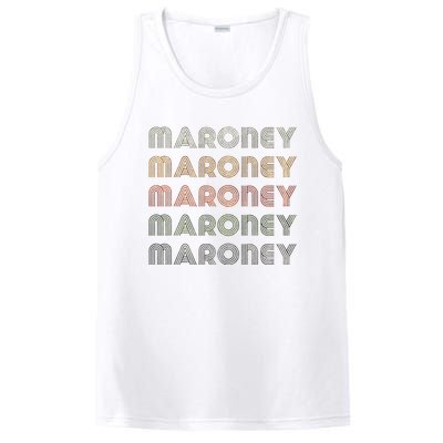 Love Heart Maroney Grunge Vintage Style Black Maroney PosiCharge Competitor Tank