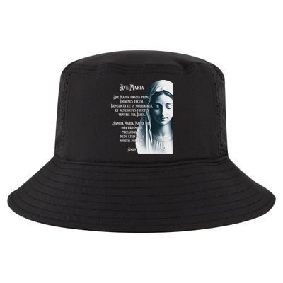Latin Hail Mary Blessed Mother Rosary Prayer Cool Comfort Performance Bucket Hat