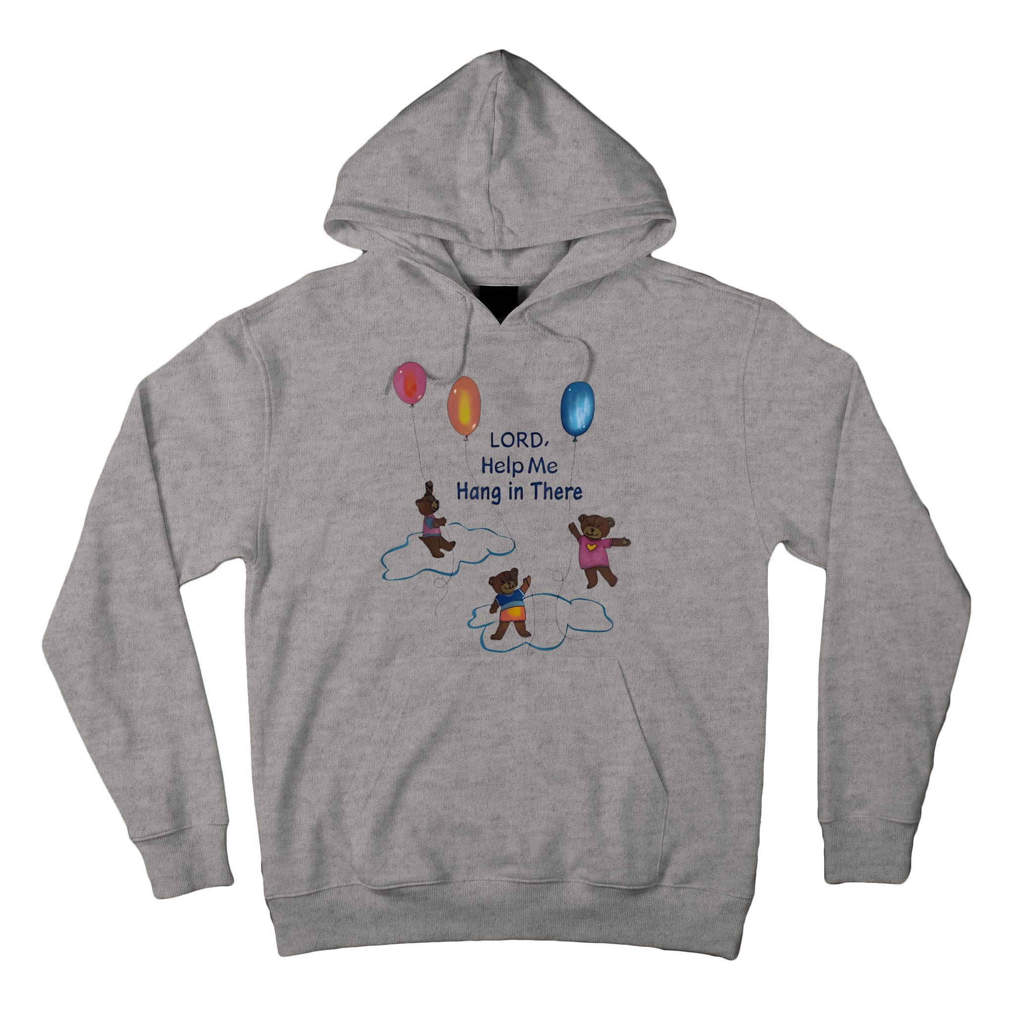 Lord Help Me Hang In There Funny Meme Tall Hoodie