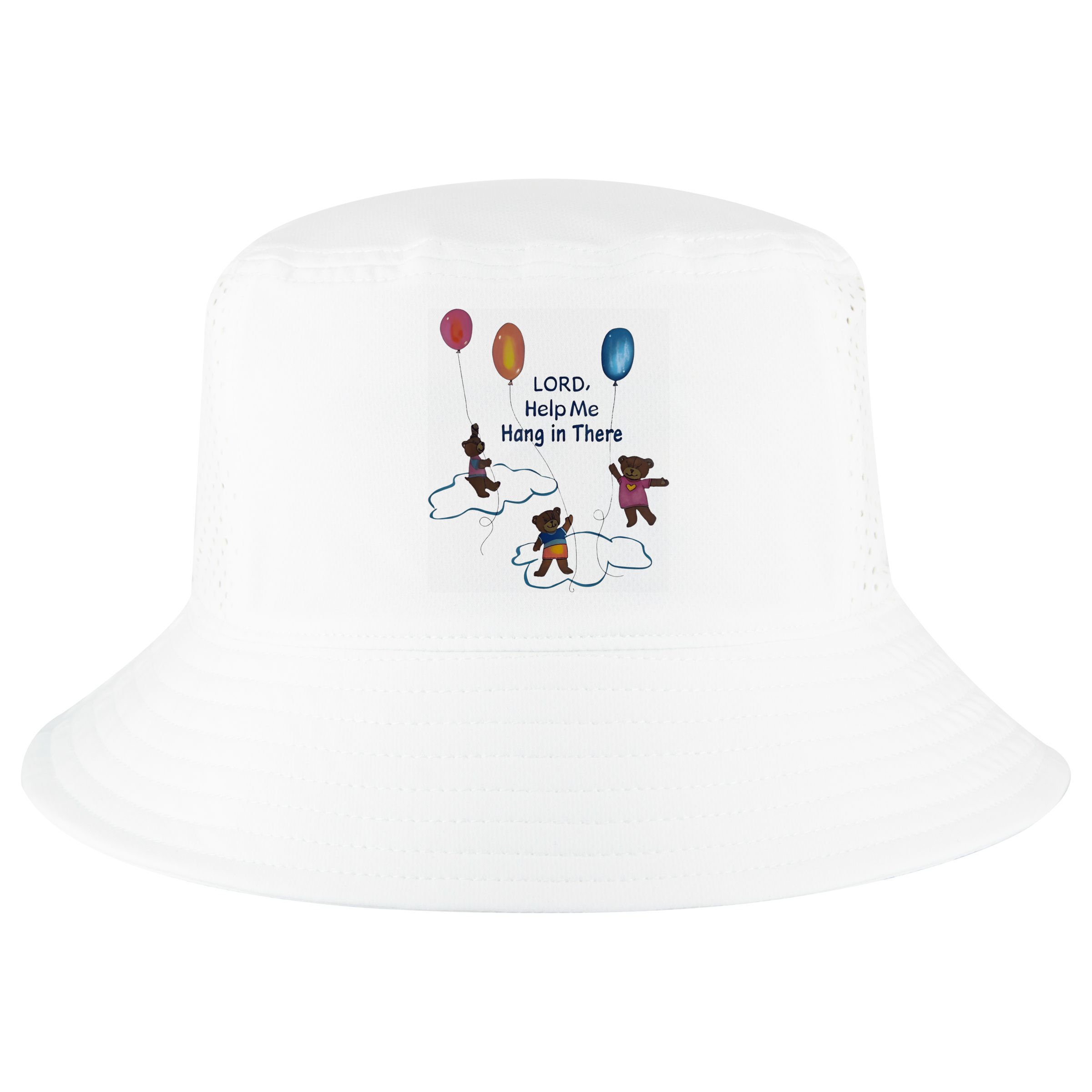 Lord Help Me Hang In There Funny Meme Cool Comfort Performance Bucket Hat