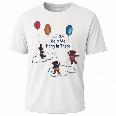 Lord Help Me Hang In There Funny Meme Performance Shirt