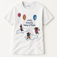 Lord Help Me Hang In There Funny Meme Tall T-Shirt