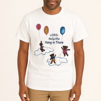Lord Help Me Hang In There Funny Meme Tall T-Shirt