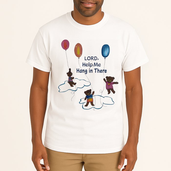 Lord Help Me Hang In There Funny Meme Tall T-Shirt