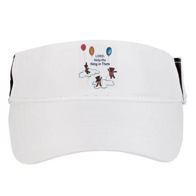 Lord Help Me Hang In There Funny Meme Adult Drive Performance Visor