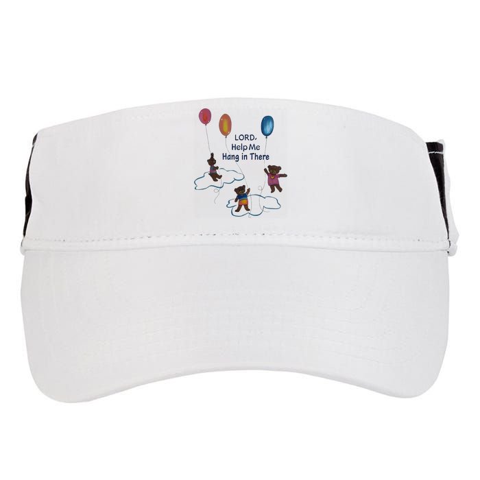 Lord Help Me Hang In There Funny Meme Adult Drive Performance Visor
