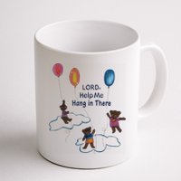 Lord Help Me Hang In There Funny Meme Mug