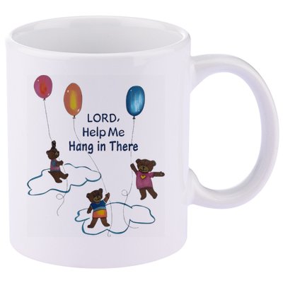 Lord Help Me Hang In There Funny Meme 11oz C Handle Ceramic Mug