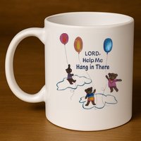 Lord Help Me Hang In There Funny Meme 11oz C Handle Ceramic Mug