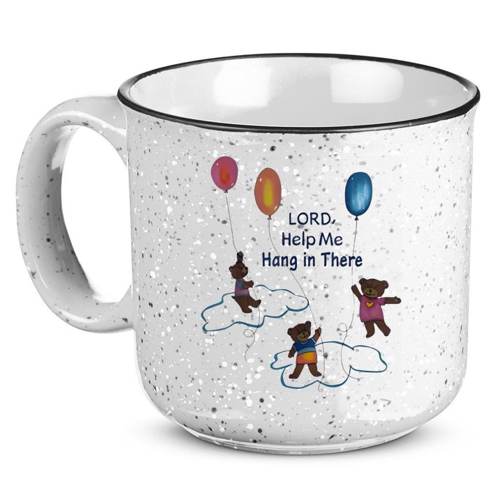 Lord Help Me Hang In There Funny Meme 15oz Campfire Ceramic Mug