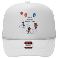 Lord Help Me Hang In There Funny Meme Hat